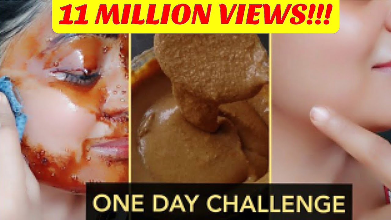 One Days Challenge  - Skin Brightening at Home ? | Visible Spotless Glowing Skin After One Use
