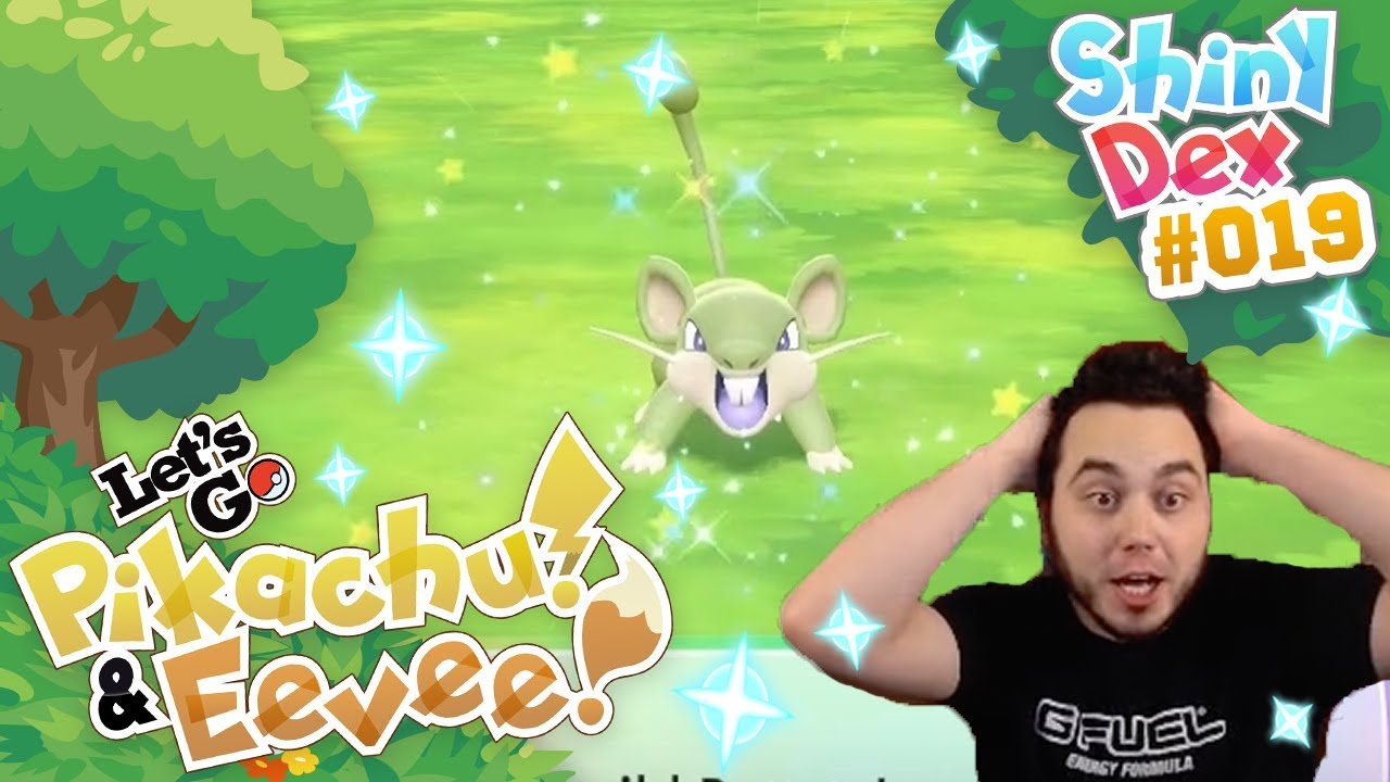 AGGRESSIVE SHINY RATTATA in POKÉMON LET'S GO PIKACHU AND EEVEE!