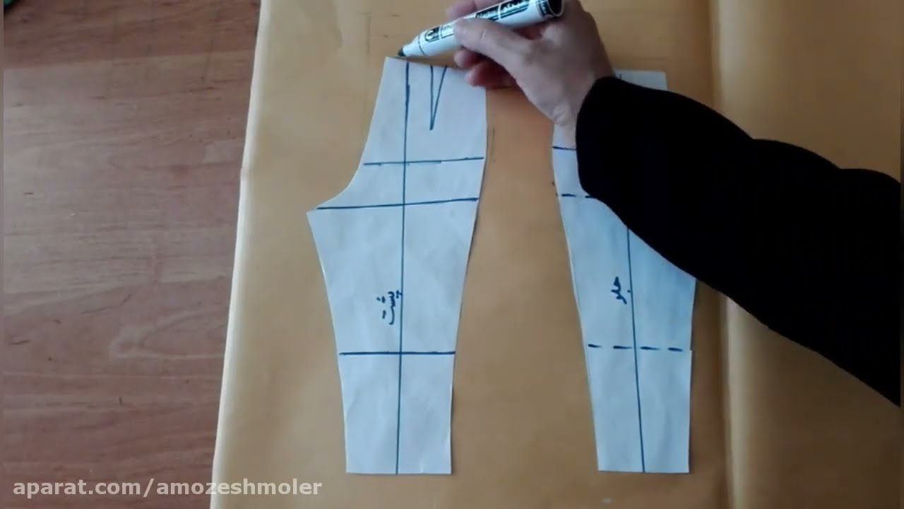 آموزش دوخت شلوار با کمر کش