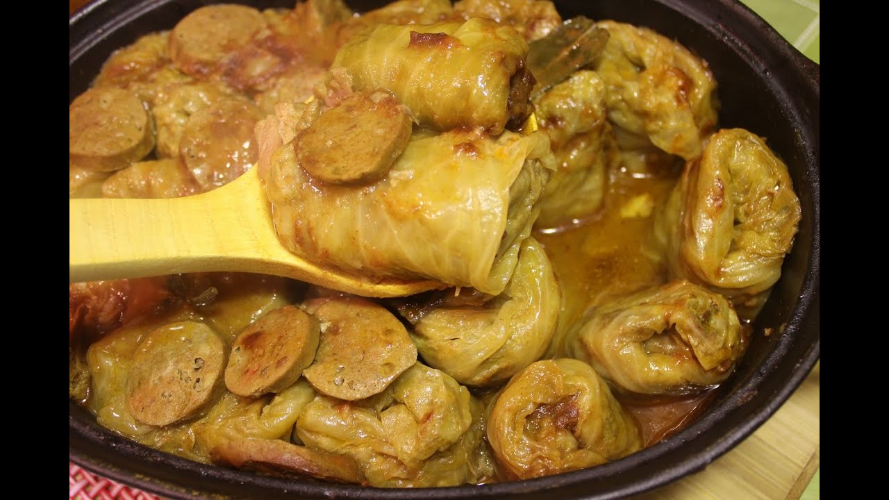 Domaca sarma recept-Cabbage recipe with sauerkraut