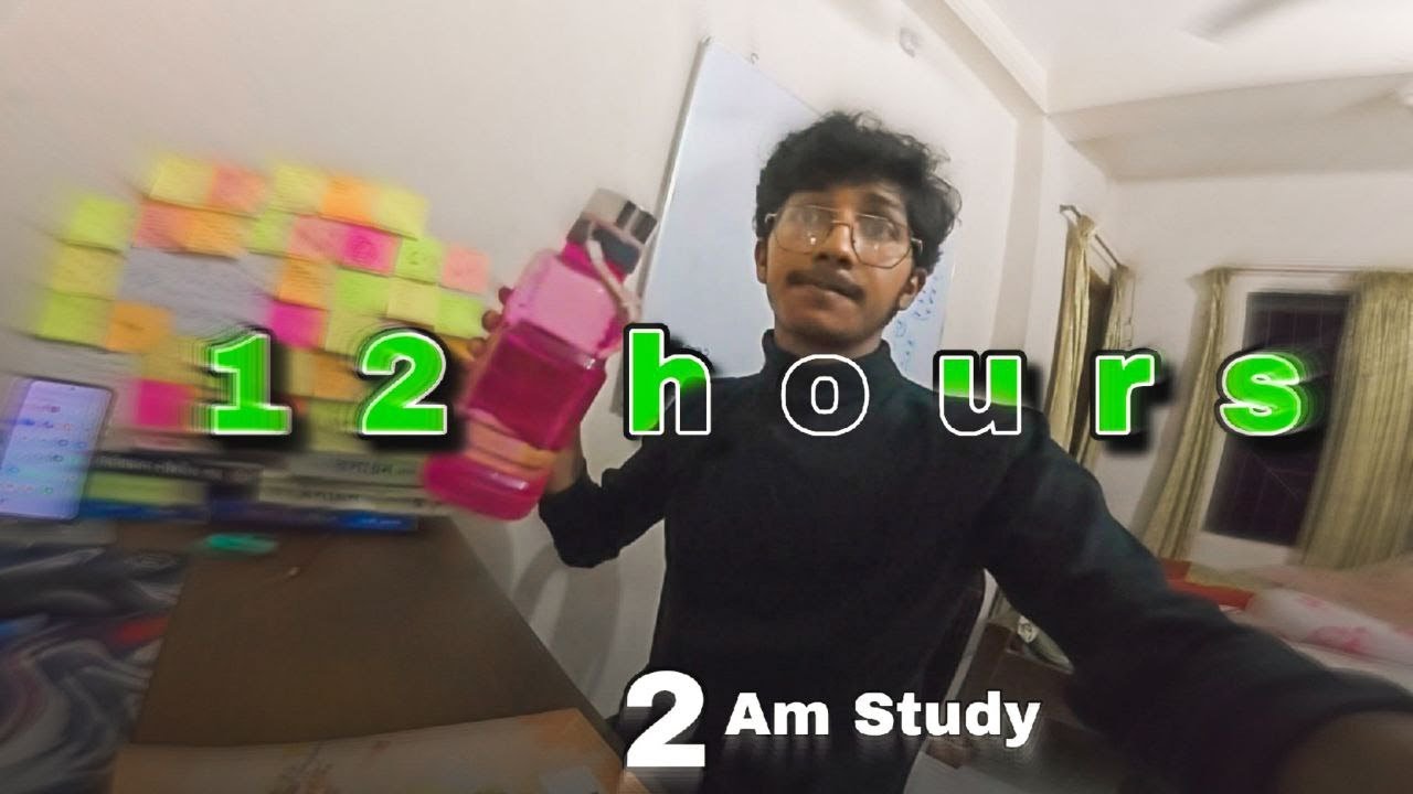 2 AM Motivation | 12-Hour Study Routine & Vlog |  Ramadan Study | MK Shaon