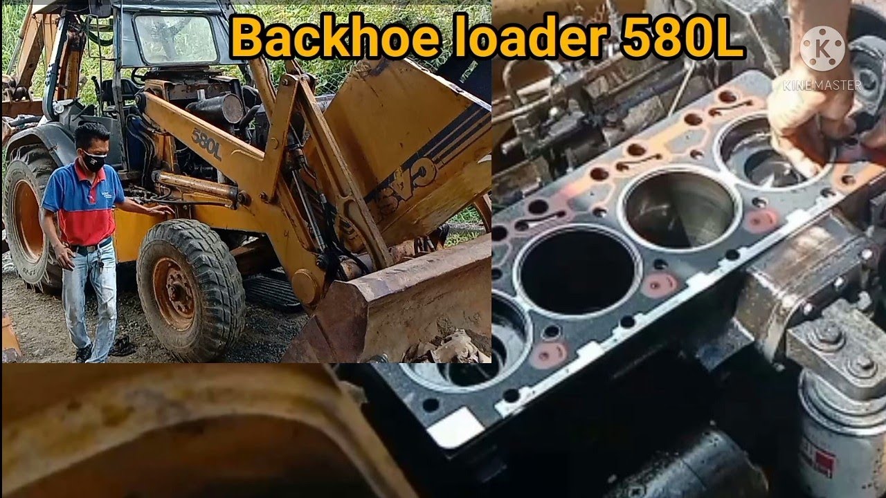 Top overhaul engine cummins backhoe loader