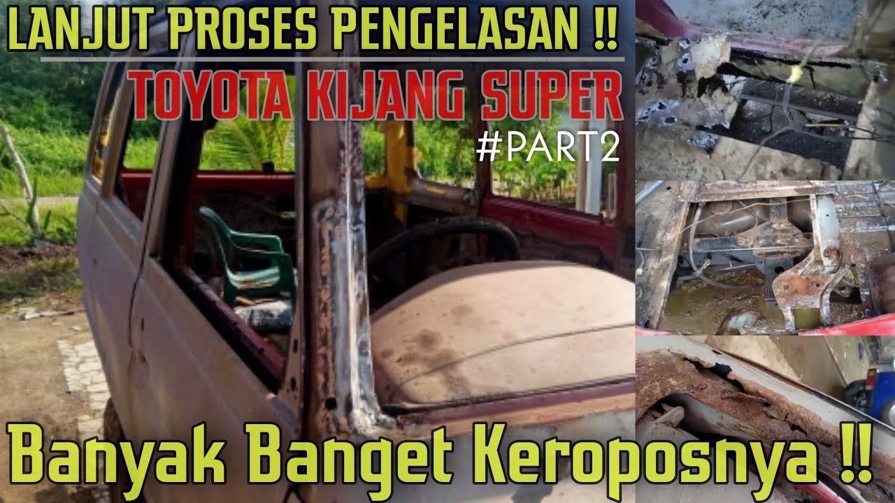 BEGINI HASILNYA‼️ PROSES PENGELASAN BODY, LANTAI DAN TALANG AIR TOYOTA KIJANG SUPER #PART2