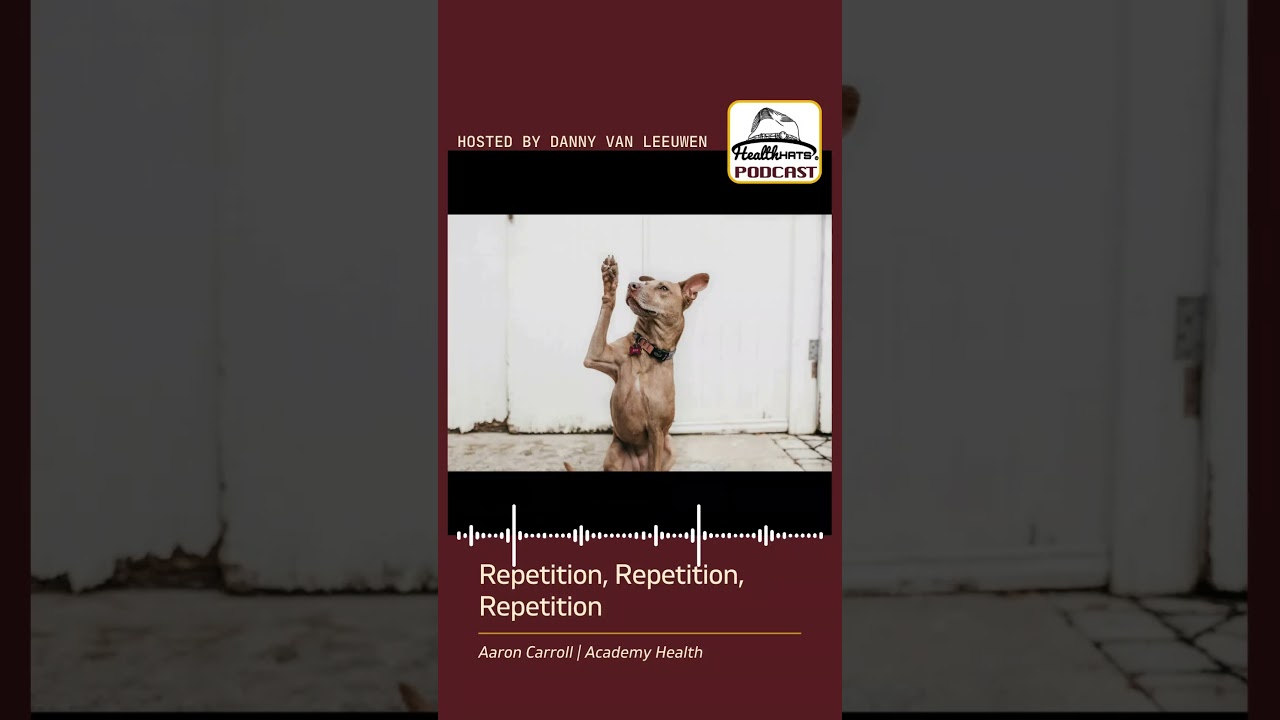 Repetition, Repetition, Repetition #SciComm #podcast