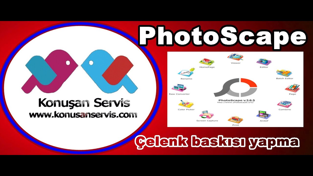 Photoscape ile çelenk yazıcı hazırlama ve yazdırma