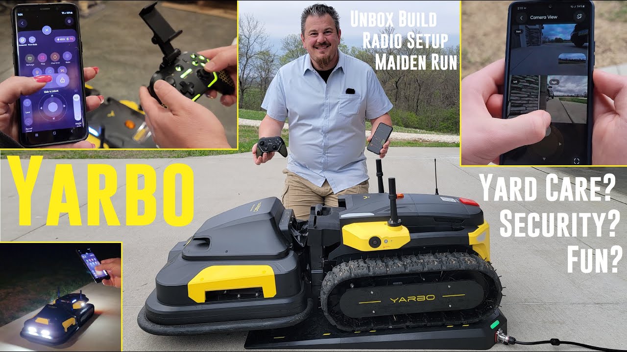Yarbo Lawn Mower - Modular Yard Robot - Comprehensive Unbox, Build, & Radio Setup
