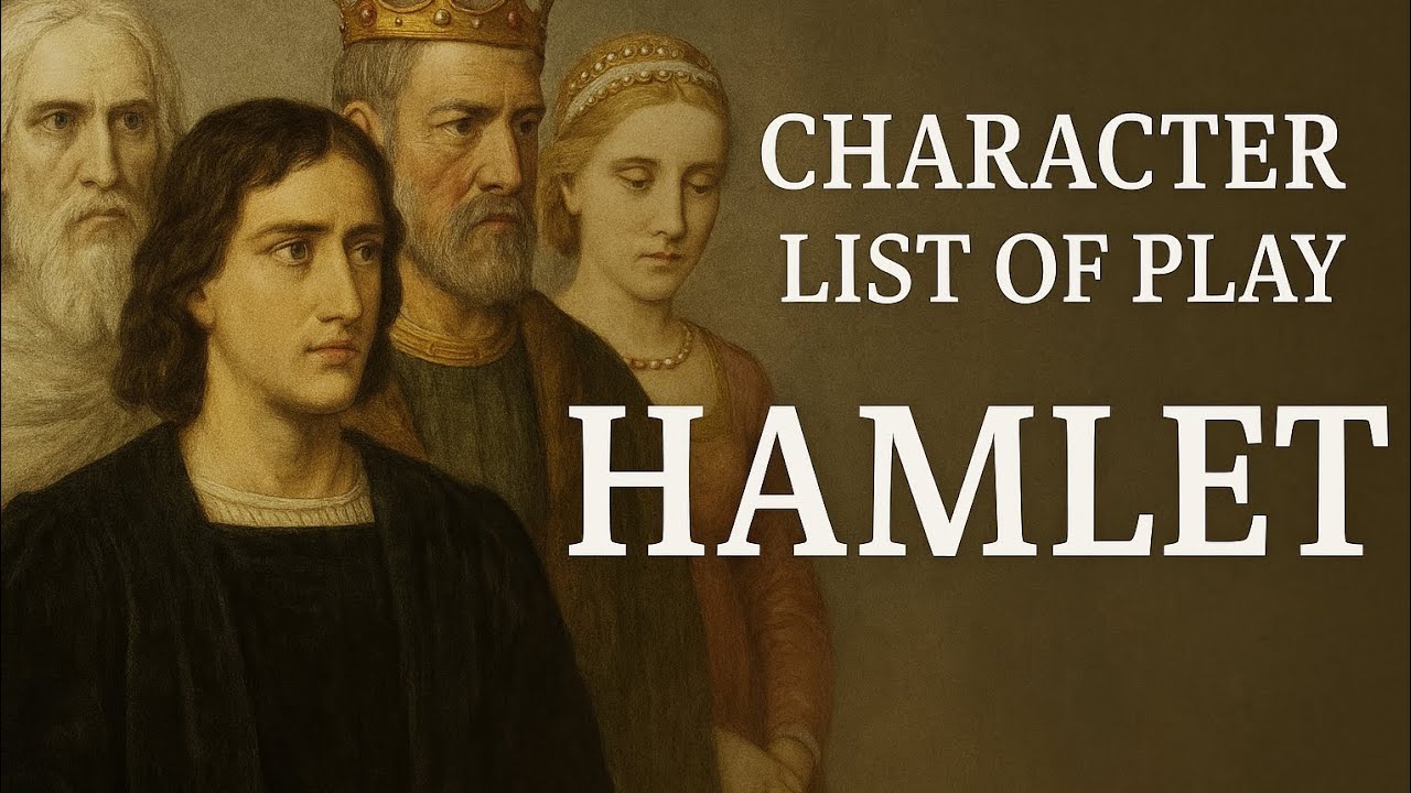 Character list of Hamlet play by Shakespeare in urdu