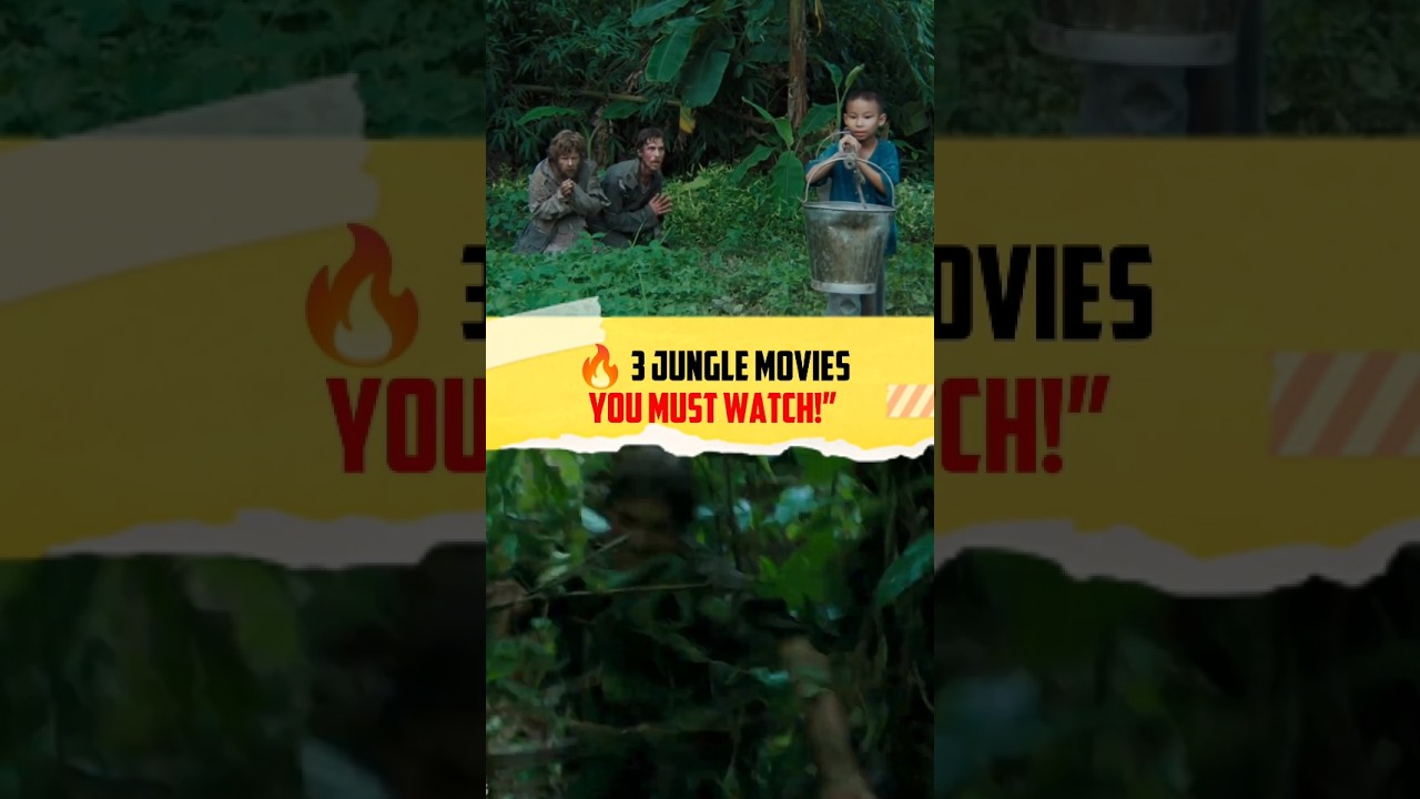 Top 3 Jungle Survival Movies You Must Watch | Alpha | 65 | Rescue Dawn | Jungle Adventure