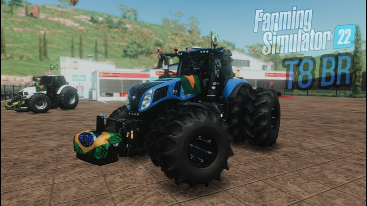 Apresentando mod do T8 COM TURBO BR !! Farming Simulator 22