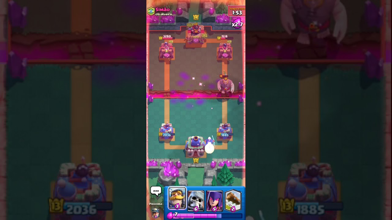 #clashroyale #noaudio #gameplay 