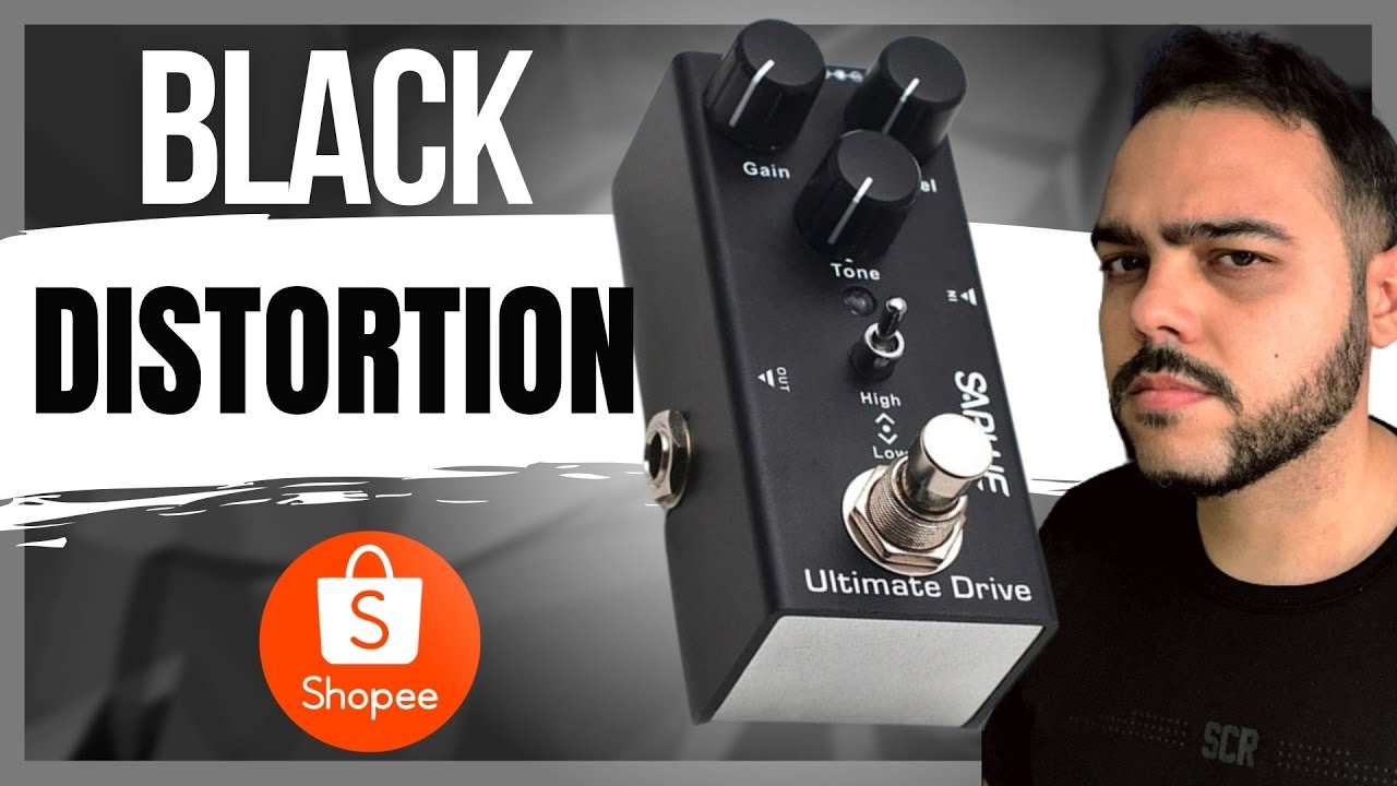 ULTIMATE DRIVE SAPHUE BLACK DISTORTION SAPHUE | Clone do RAT | Pedal de guitarra Drive