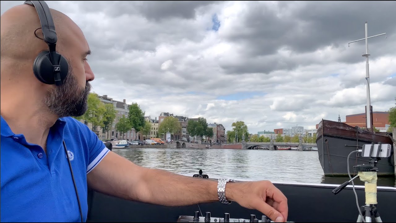 [4K/HD] Amsterdam's canals with Dj SAEED ALI live set