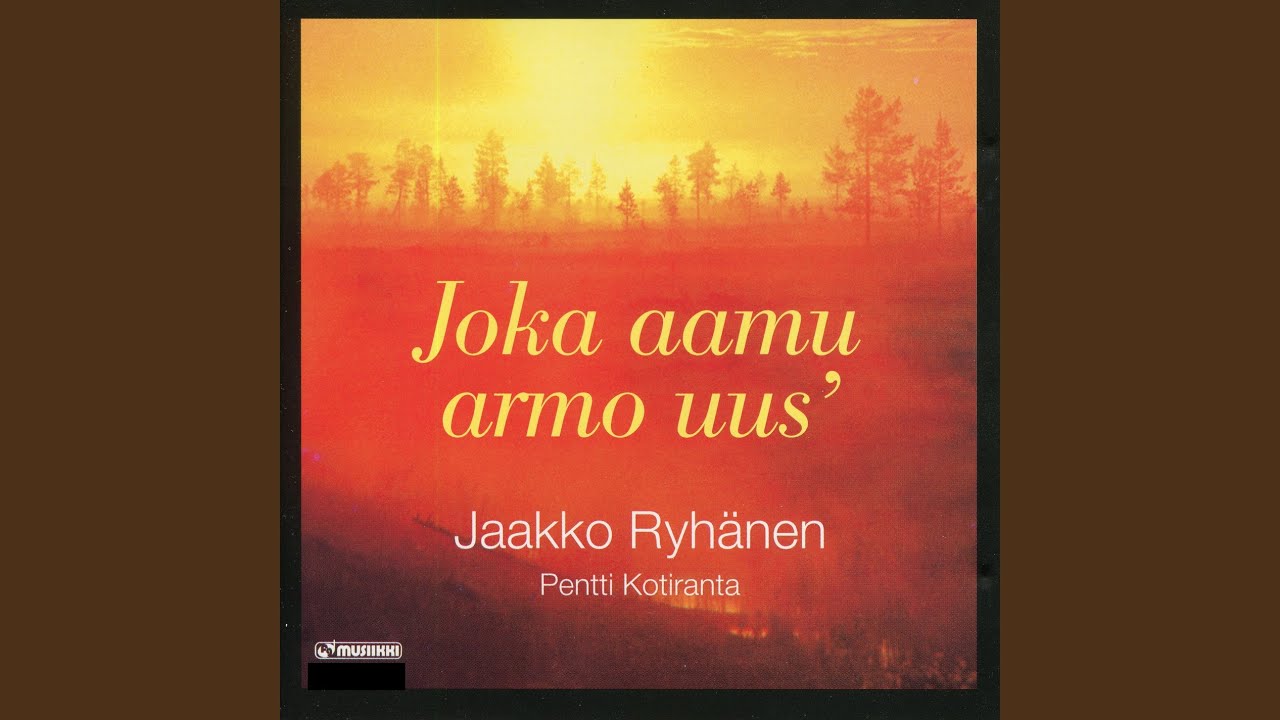 Joka aamu on armo uus