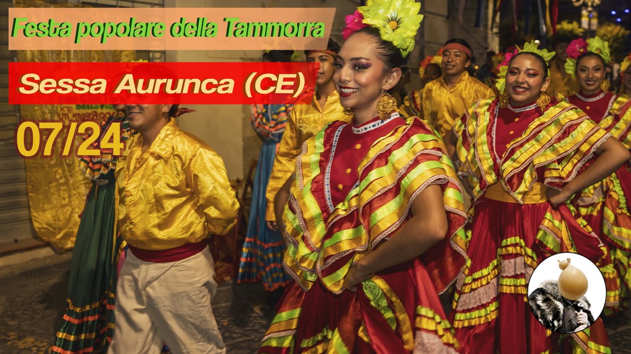 FESTA POPOLARE DELLA TAMMORRA, a SESSA AURUNCA (CE) ETNIA POPOLARE RADDOPPIA!
