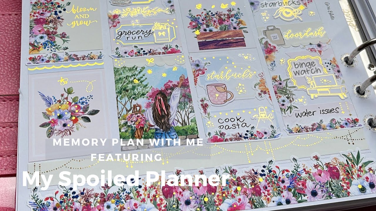 Memory Plan With Me ft My Spoiled Planner