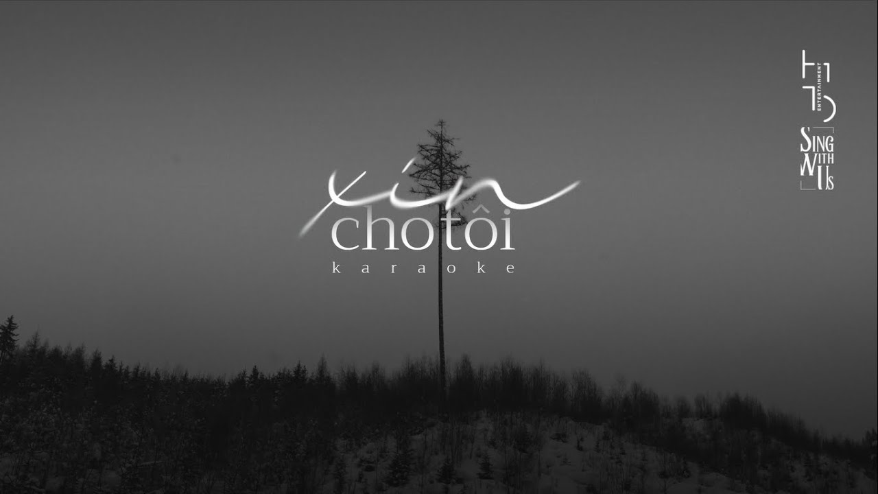 Karaoke | Xin Cho Tôi | Acoustic Beat | Tone Nam (Cm)