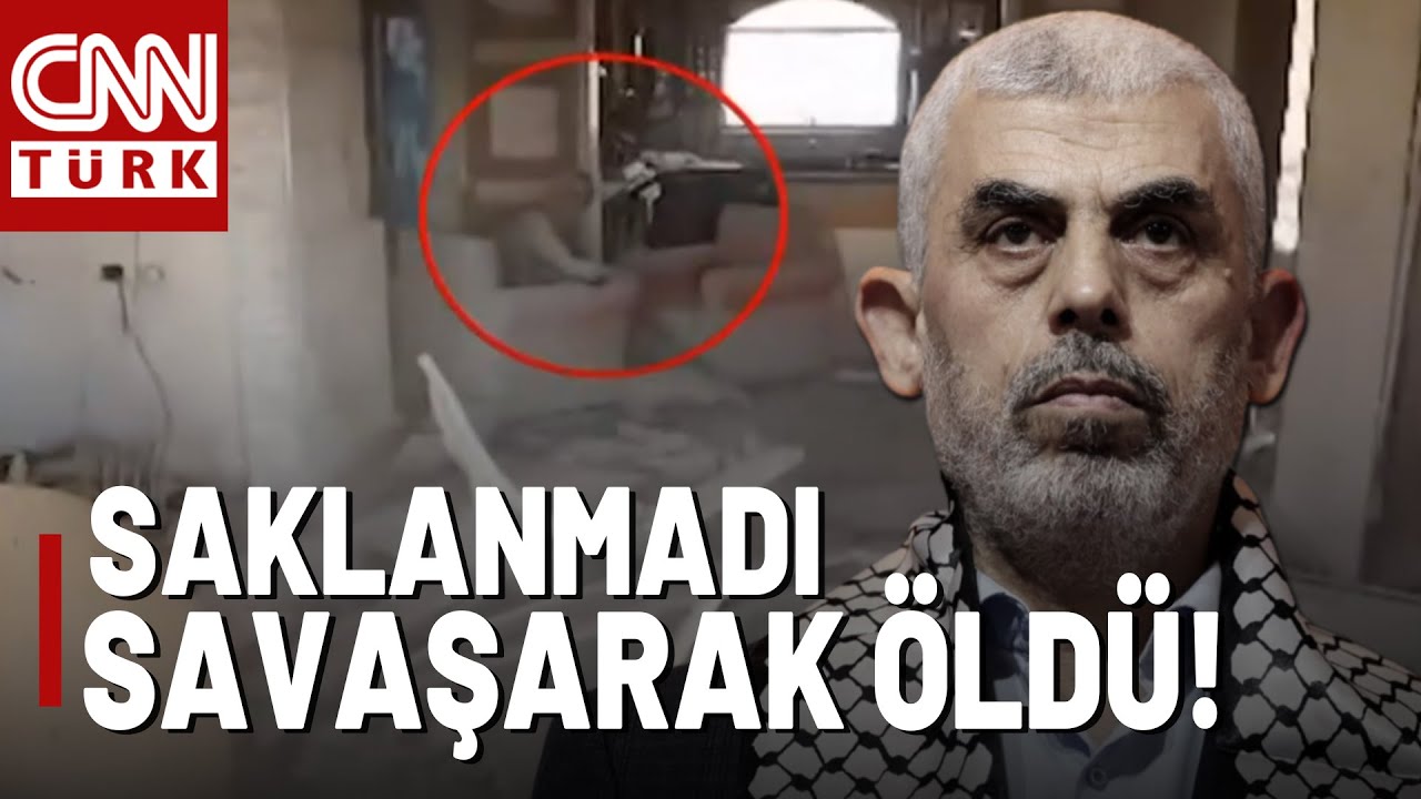İşte Hamas Lideri Sinvar'ın Ölmeden Önceki Son Anları! 