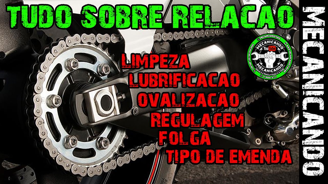 KIT RELAÇÃO -  LIMPEZA, LUBRIFICAÇÃO, AJUSTE, DESGASTE, FOLGA, OVALIZAÇÃO, EMENDA, RETENTOR, TRANCO