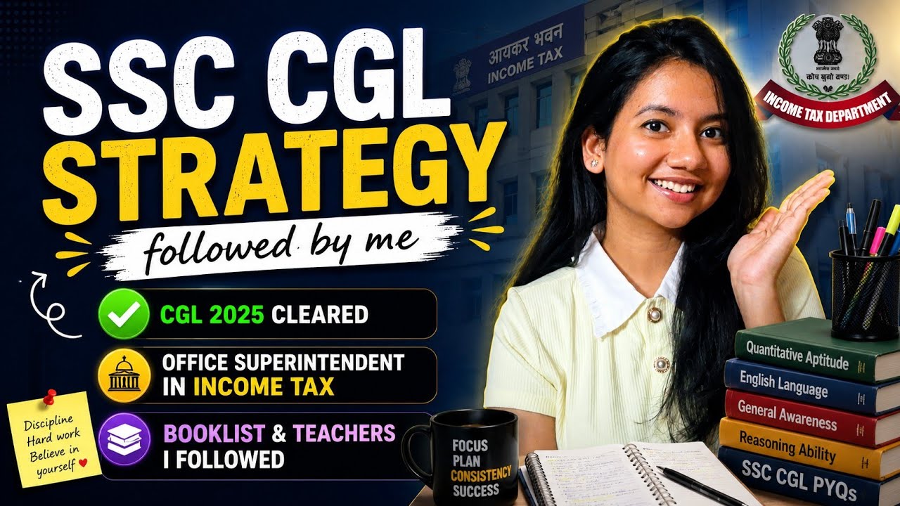 How I cleared SSC CGL 2025 | Complete strategy and booklist🔥✨️