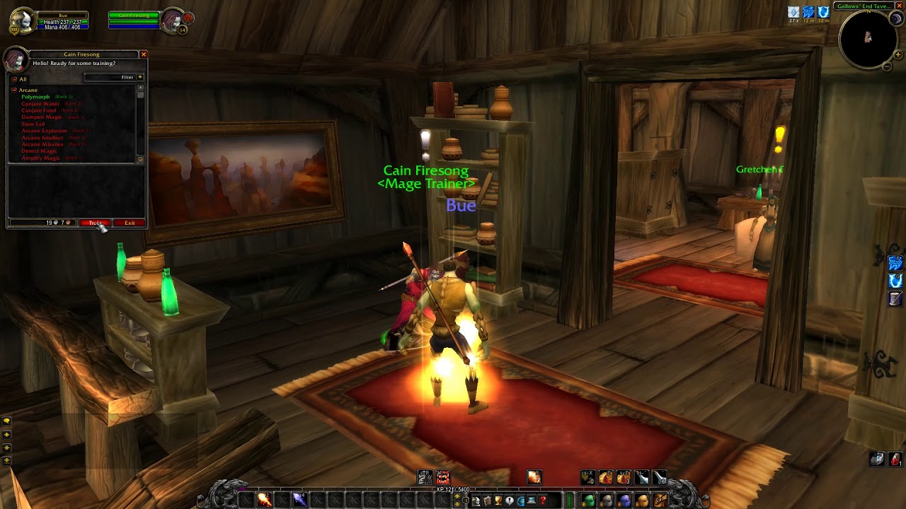 Brill (Tirisfal Glades) Mage Trainer Location, WoW Classic