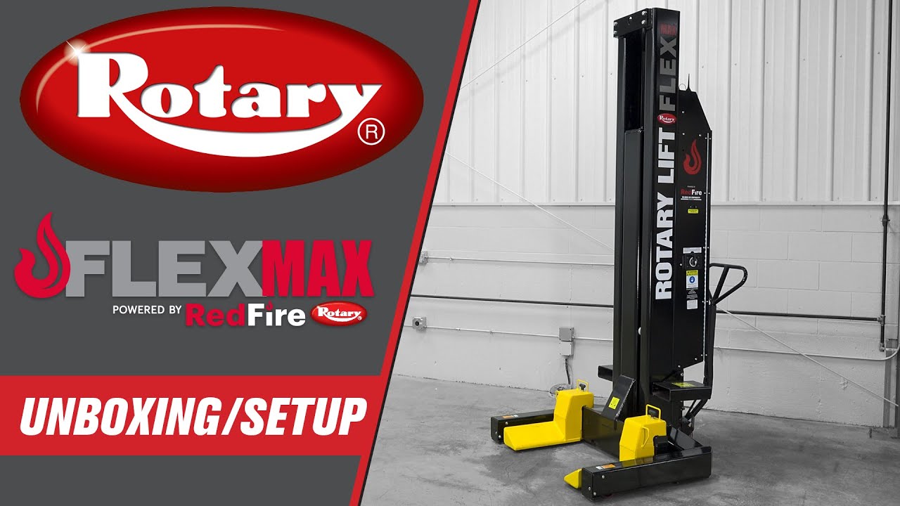 Rotary FLEX MAX™ Mobile Column Unboxing and Setup