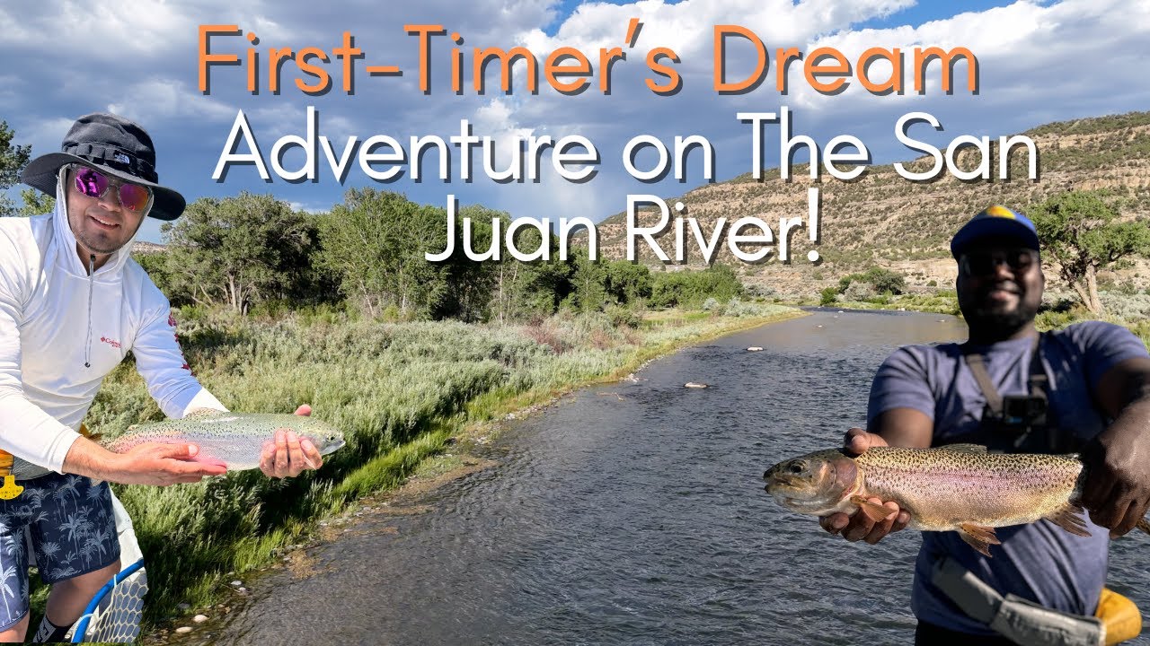 First-Timer's Dream: Epic Fly Fishing Adventure on The San Juan River #rainbowtrout #browns