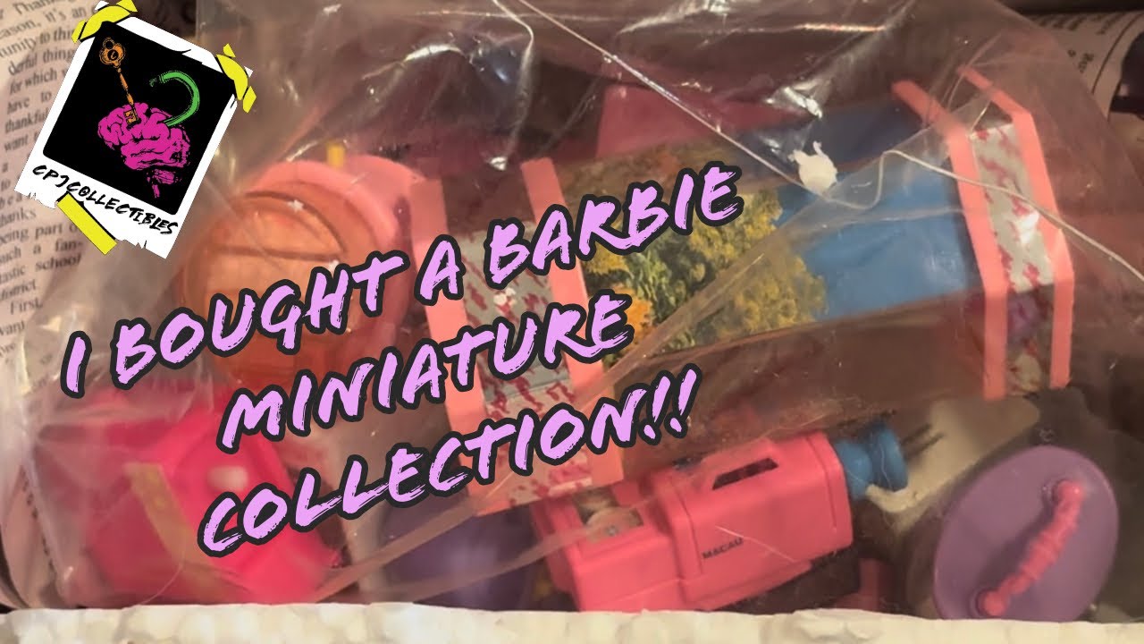 I BOUGHT a BARBIE Miniature Collection! #barbie #barbiedoll  #dollstagram  #minitoys #90snostalgia