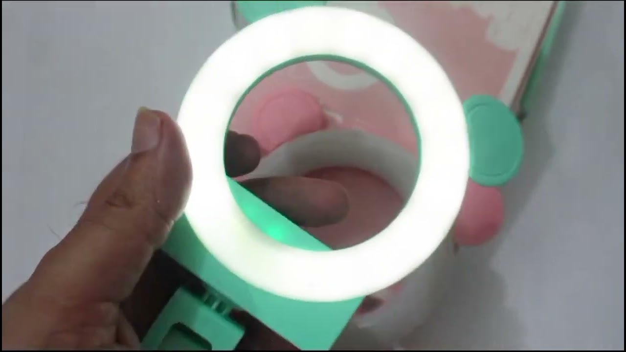 Cute fill selfie ring light_Cute selfie face ring light Tiktok LED Phone Light_Phone Accessories