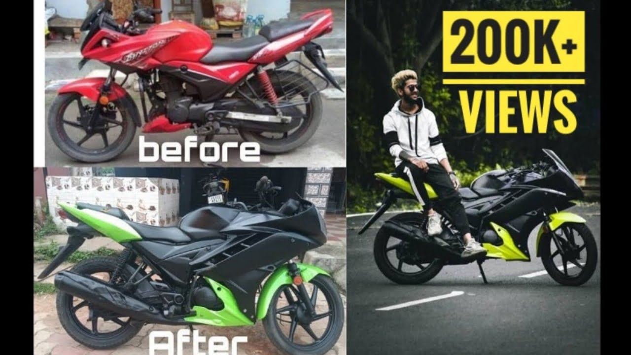 Как модернизировать Hero Ignitor для Yamaha R15 по самой низкой цене #youtube #india #deoghar #r15