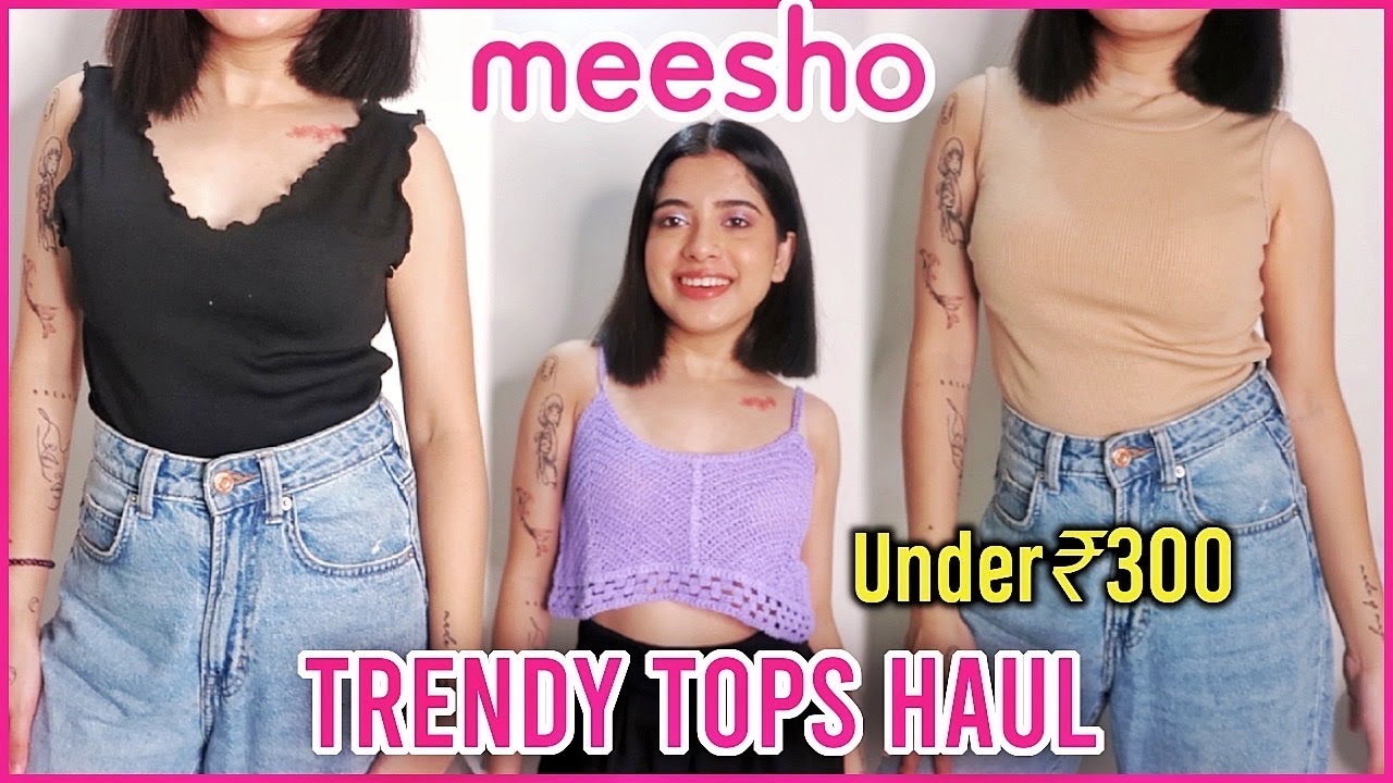 MEESHO Tops Haul Under ₹300! Meesho Sale Haul | Anindita Chakravarty
