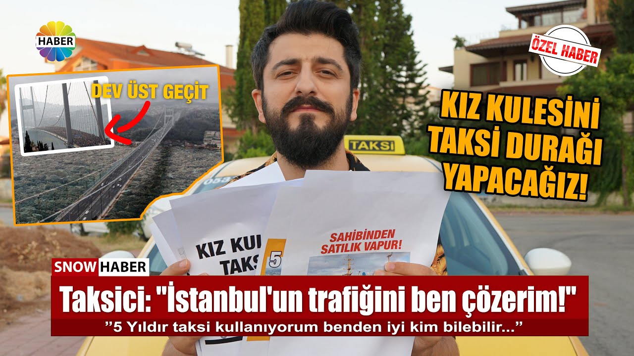 İSTANBUL'UN TRAFİĞİNİ BEN &Ccedil;&Ouml;ZERİM DİYEN TAKSİCİ - R&ouml;portaj Adam