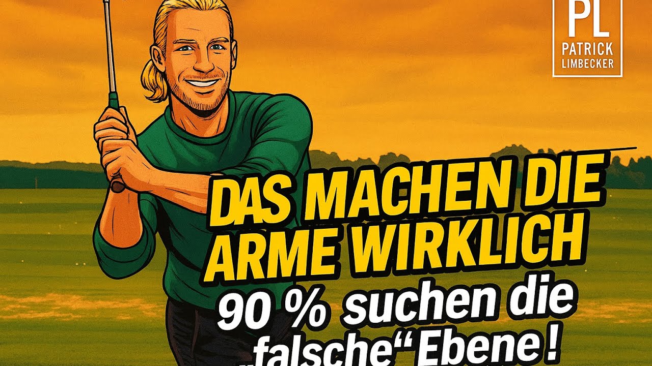 DAS MACHEN DIE ARME WIRKLICH IM GOLFSCHWUNG ⛳️ | 90 % suchen die falsche Ebene!