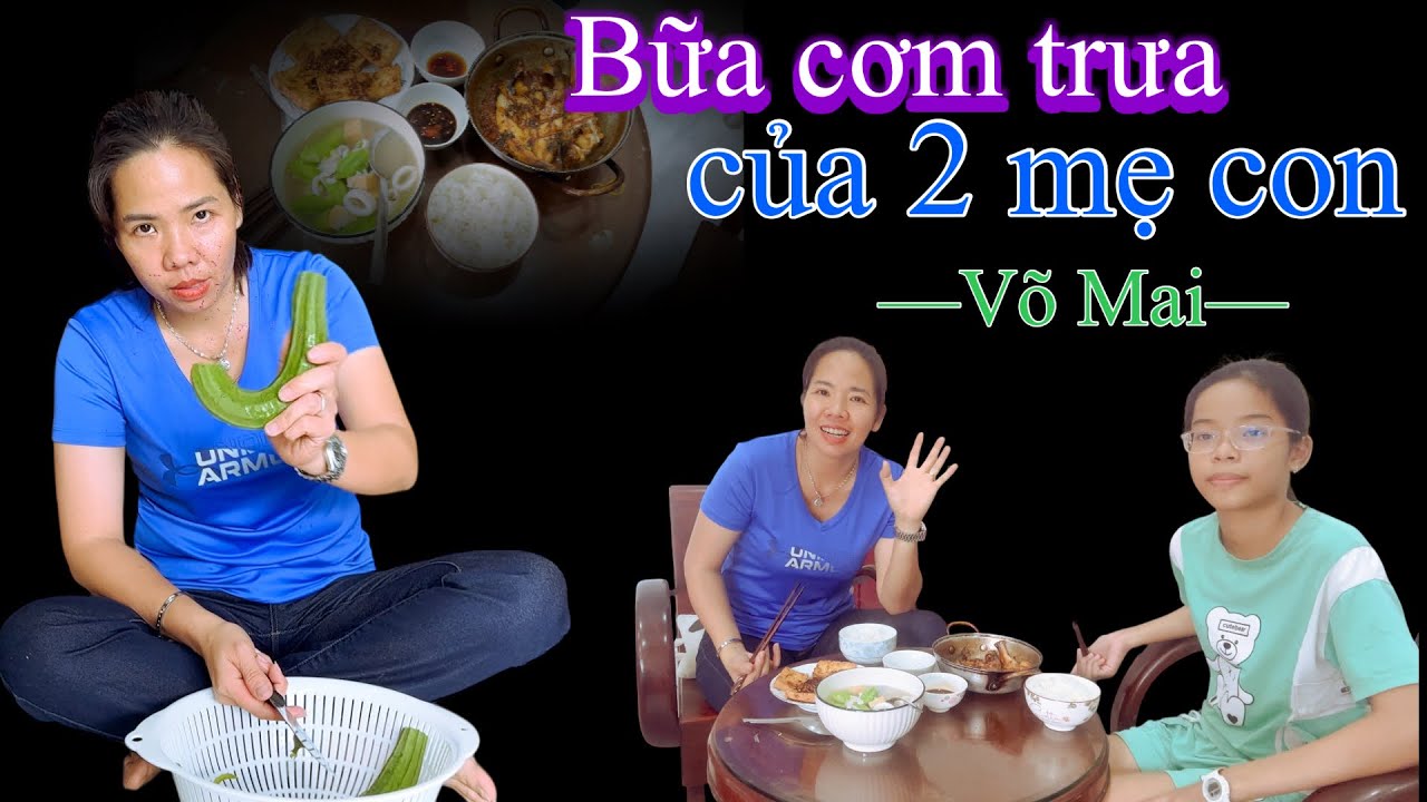 Hôm nay cô giáo Võ Mai hướng dẫn con gái Suri vào bếp 