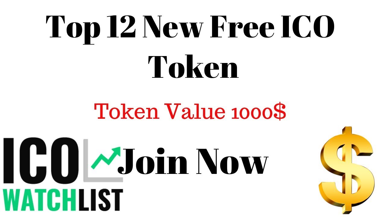 Top 12 New Free ICO Token | Token Value 500$ | Join Now | Up Coming Cryptocurrency