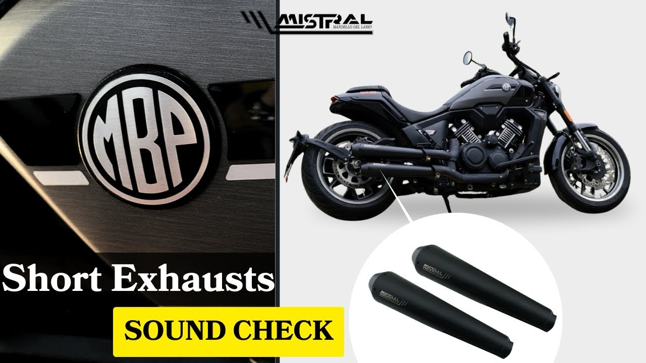 MISTRAL SHORT Exhausts - MBP C1002V - SOUND CHECK