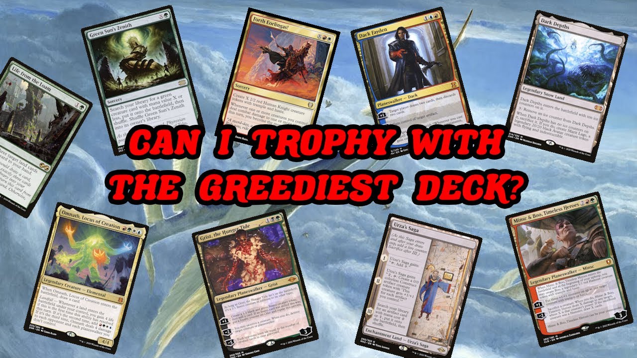 CAN I TROPHY WITH THE GREEDIEST DECK? Legacy five colour Yorion greed pile with Dark Depths MTG