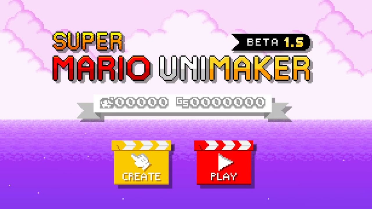 CRIE FASES NESTE FANGAME DO MARIO. SUPER MARIO UNIMAKER.