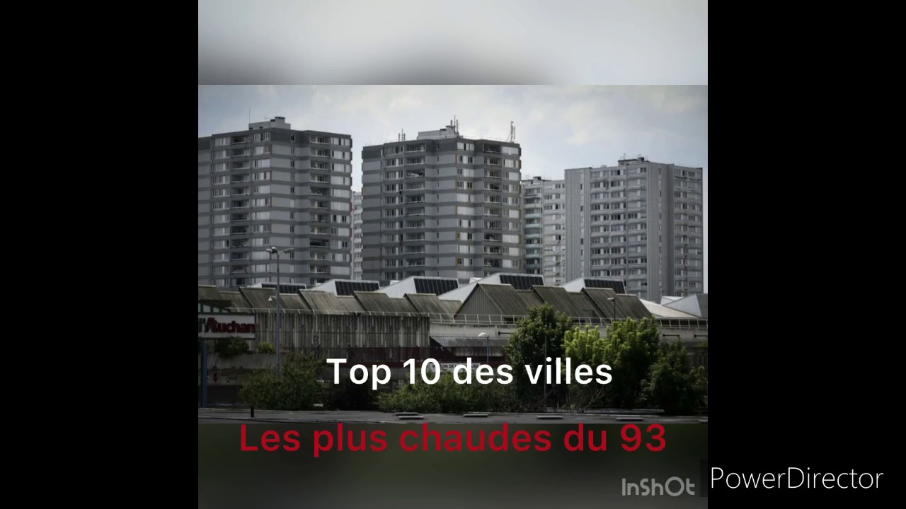 Classement des villes les plus dangeureuse du 93