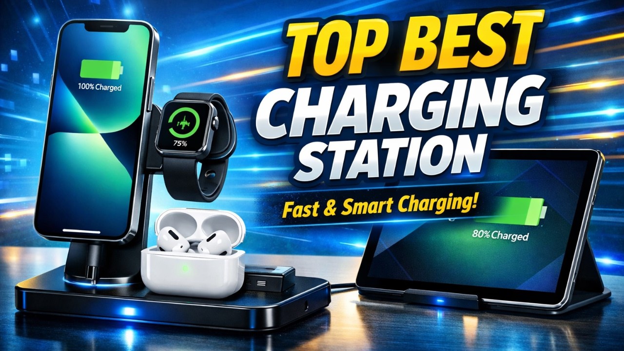 Top 10 Best Charging Stations for Multiple Devices (Fast & Smart Charging)