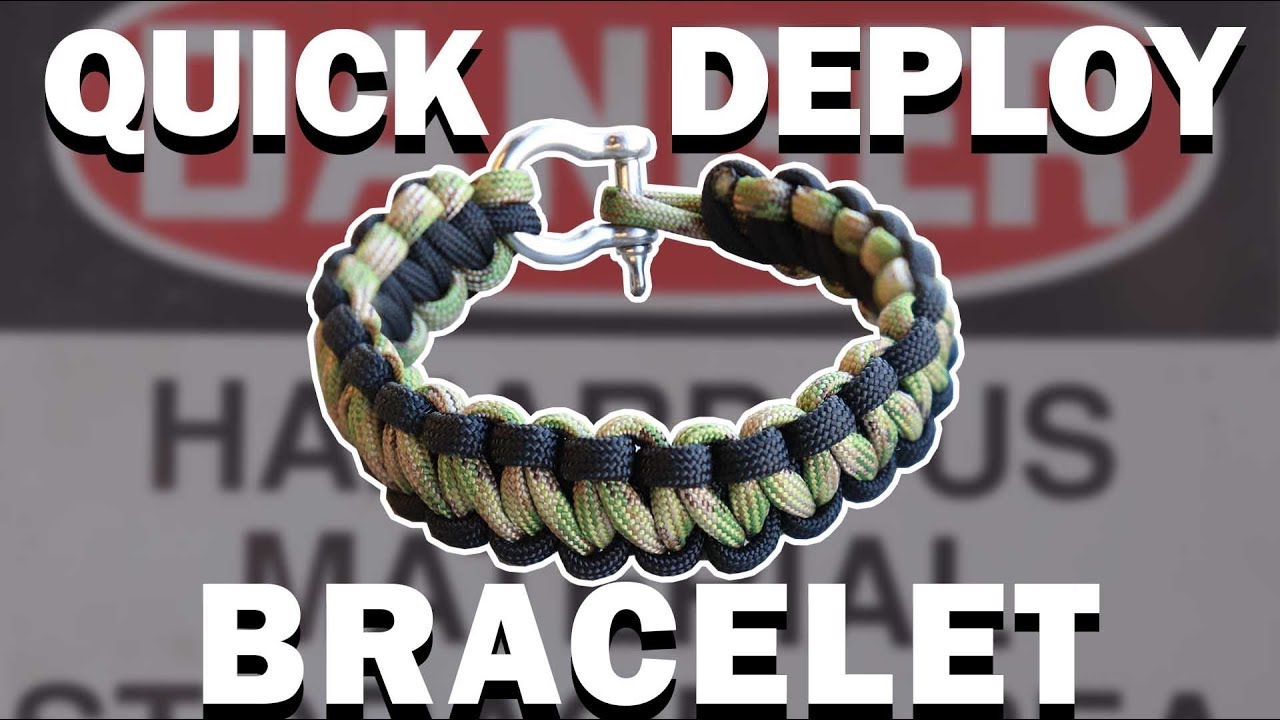 Quick Deploy Paracord Bracelet Tutorial