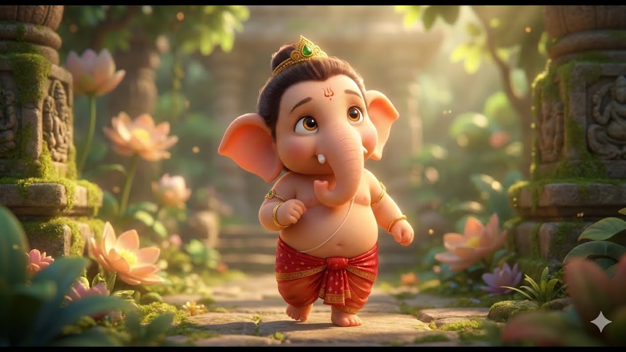 Super Hero Little Ganesha | Wisdom Outshines Speed | Ganesha’s Witty Race