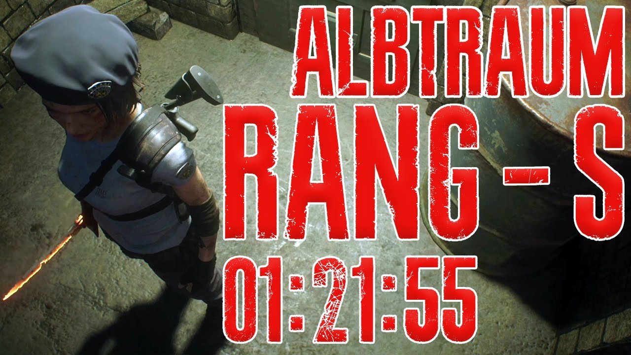 ALBTRAUM Rang S Walkthrough Lösungsweg Resident Evil 3 Remake - DEUTSCH - Komplettlösung - Eroberer