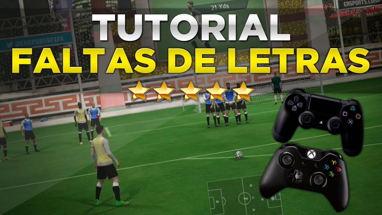FIFA 15 - TUTORIAL COBRANDO FALTA DE LETRA (Rabona Free Kick Tutorial) ★★★★★