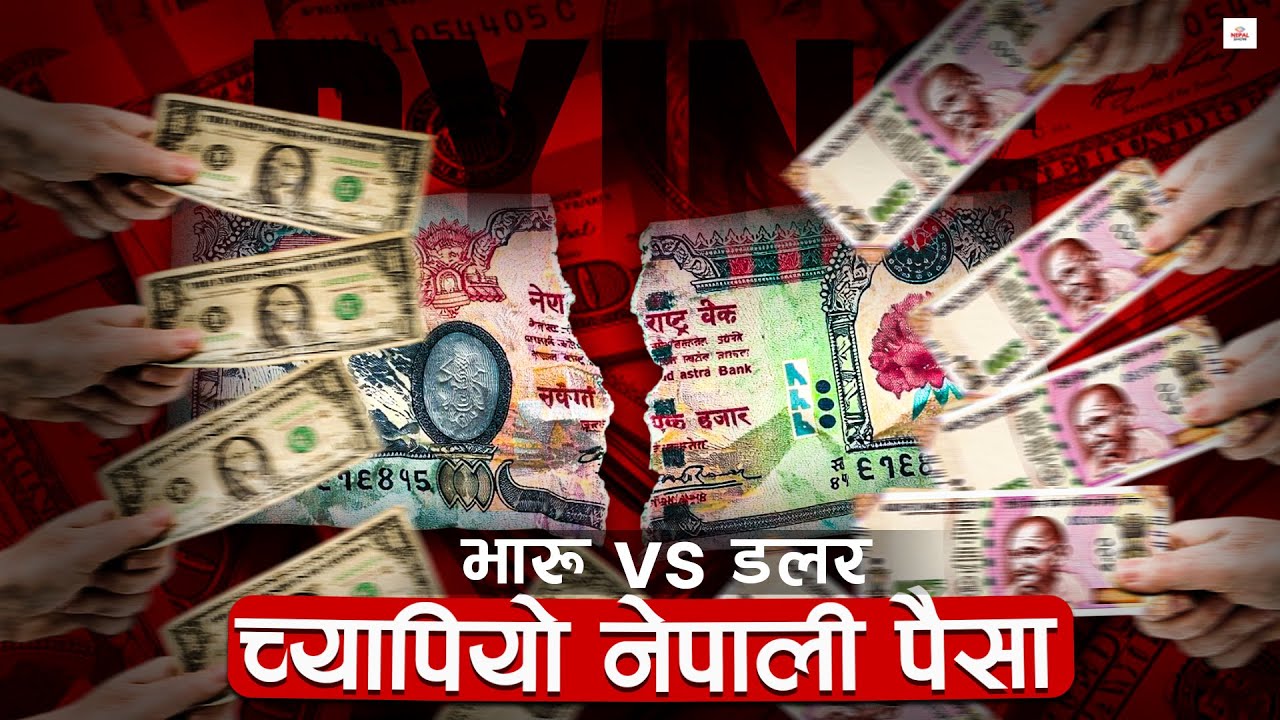 इतिहासकै कमजोर अवस्थामा नेपाली पैसा, कारण भारू कि डलर ?  Economics of NRS, INR & Dollar ।।