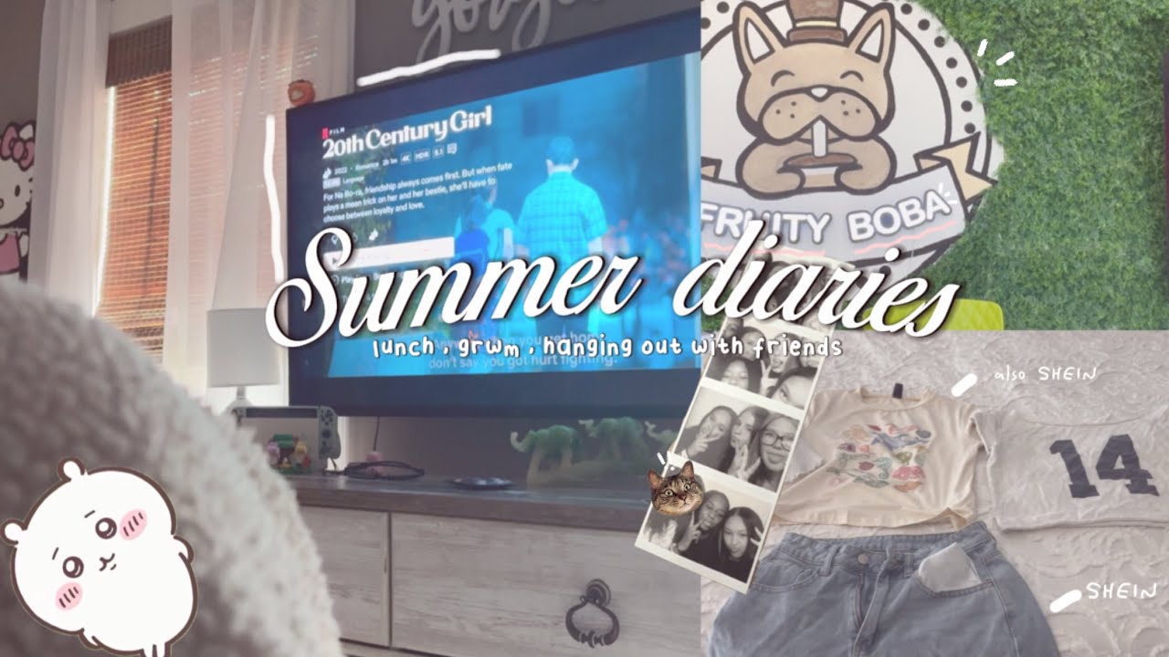 Summer diaries | lunch , grwm , friends |