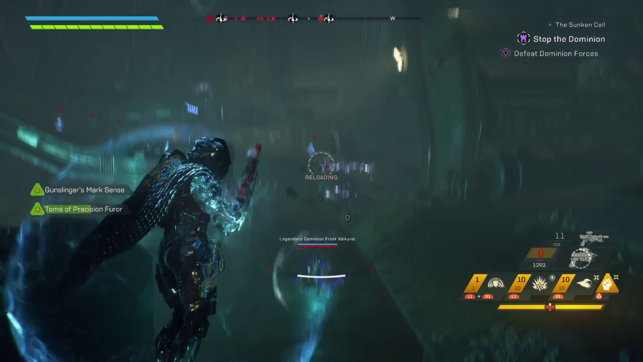Anthem&trade; beating the sunken cell solo stronghold gm1 less then 30 minutes