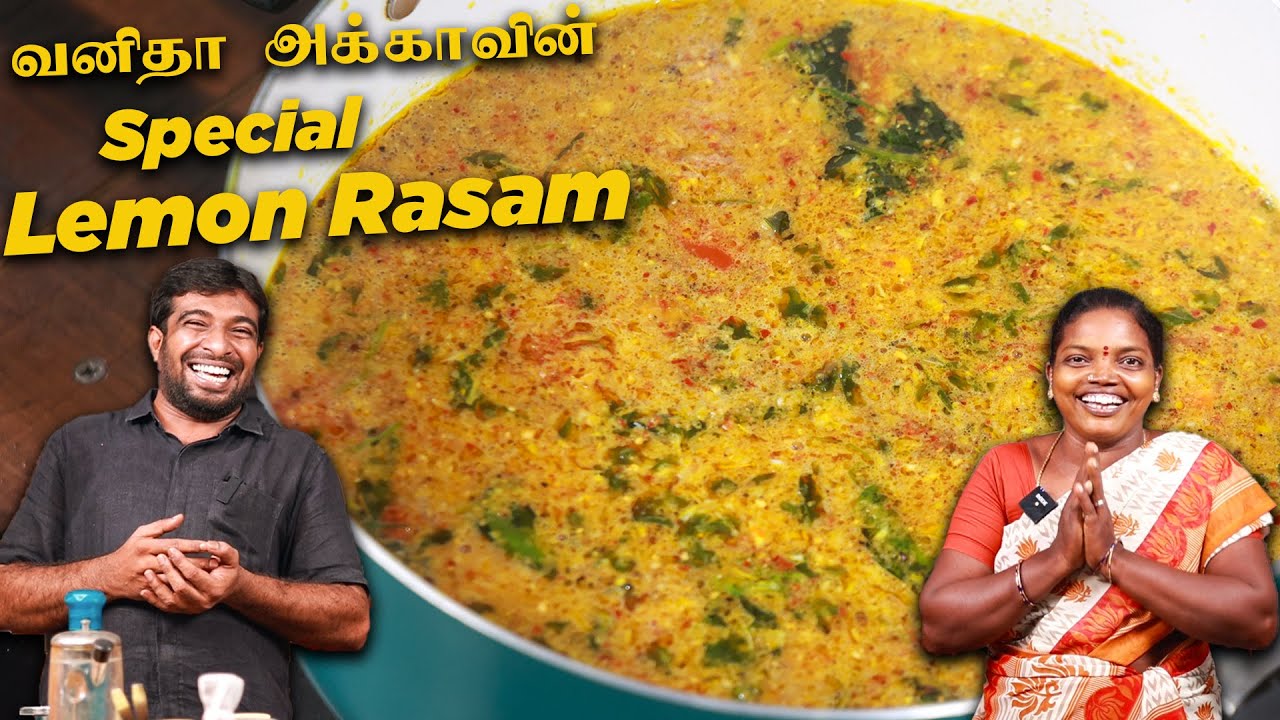 Jabbar bhai home Cook Vanitha Akka's Special Lemon Rasam Recipe | Easy Cooking with Jabbar bhai 😋..