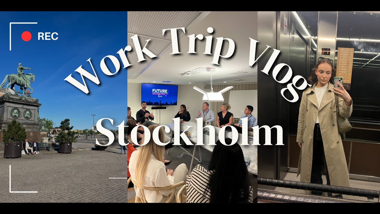 B2B Marketing Event Vlog | 3 Days in Stockholm as a Marketing Specialist and Events Assistant