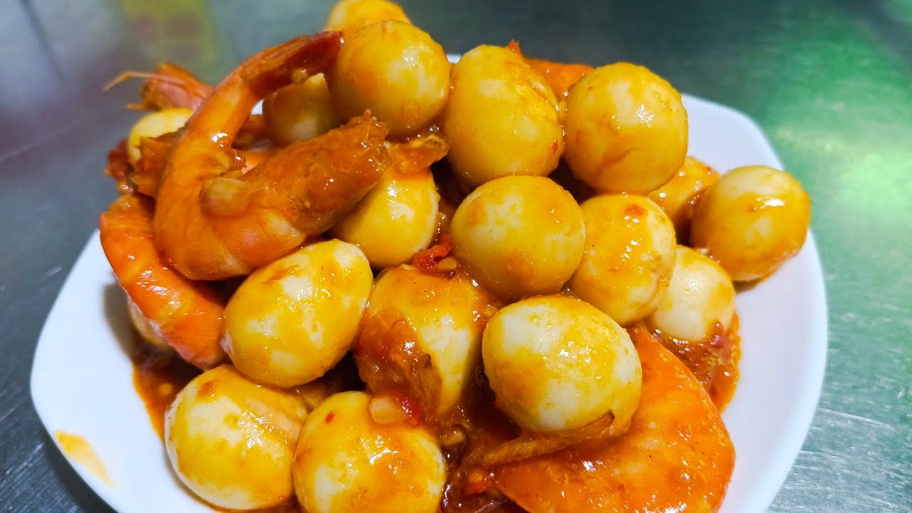 Telur puyuh balado udang, menu sejuta umat untuk buka puasa