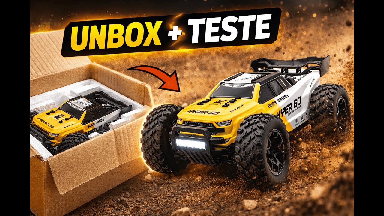 Primeiras Impressões do MJX 14207  Unboxing e Teste